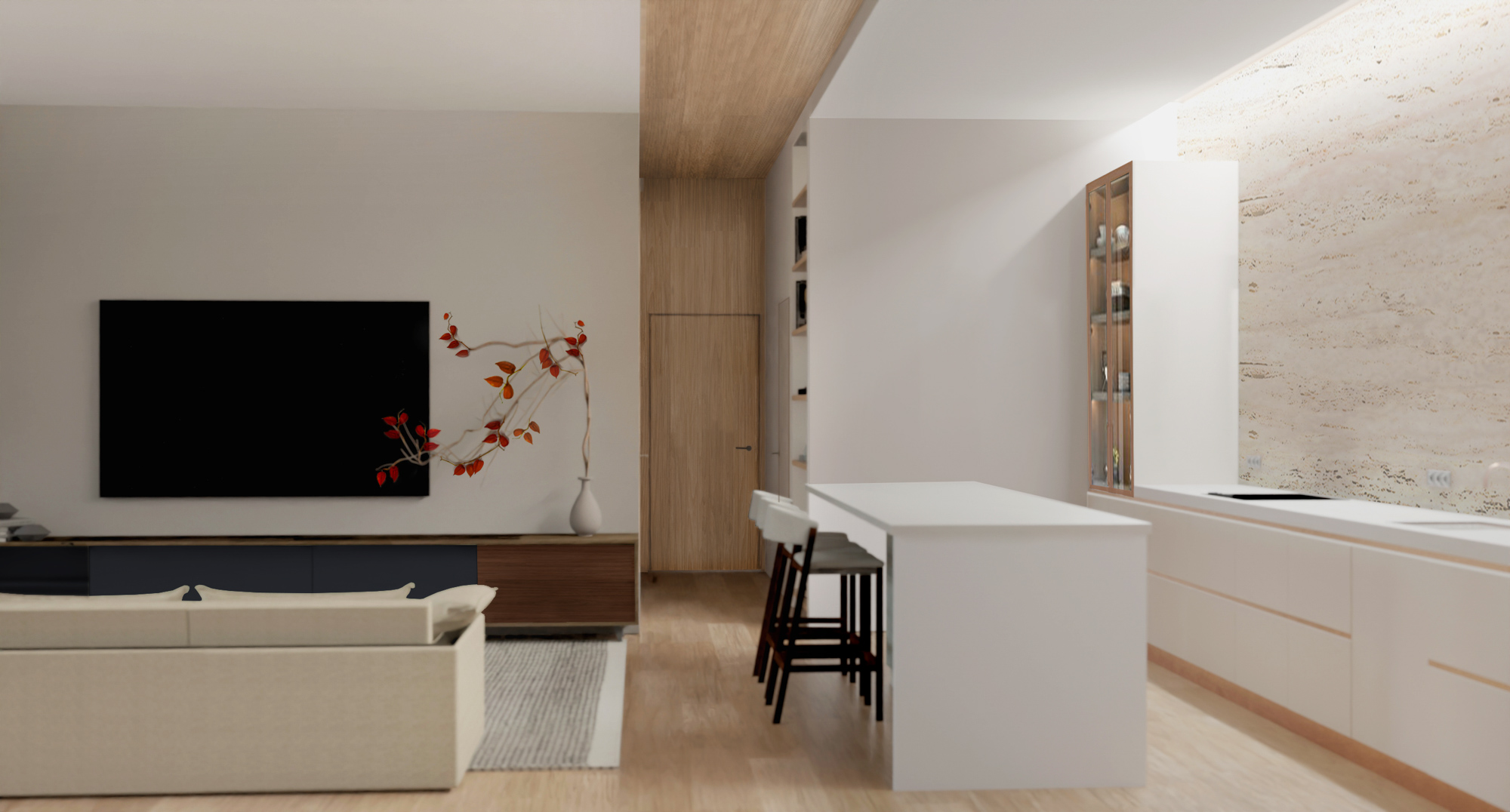 butas užupyje svetainė